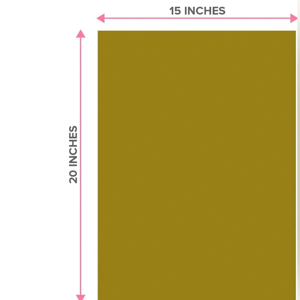 100 15x20” Gold Tissue Paper PRICE IS FIRM - Picture 3 of 3